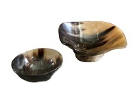 Juego de cuencos para servir de cuerno Natural ecológico de alta calidad, utensilios de cocina de postre caseros hechos a mano altamente pulidos, cartón empaquetado - Product Image 2