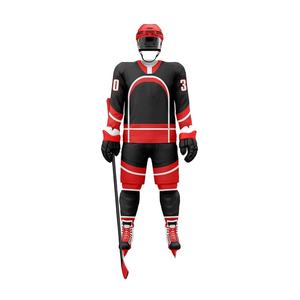 ชุดกีฬาออกแบบได้ตามต้องการสำหรับทีมฮ็อกกี้น้ำแข็งสำหรับผู้ชายเครื่องแบบฮ็อกกี้คุณภาพสูงขายส่ง - Product Image 1