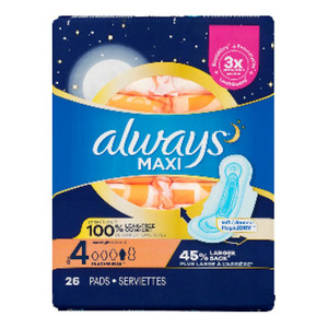 แผ่นอนามัยแบบบาง Always Thin Daily สำหรับผู้หญิง ซึมซับน้อย ไม่มีกลิ่น 162 ชิ้น - Product Image 1
