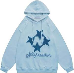 Sudadera con capucha de forro polar elegante con bordados detallados, ideal para atuendos informales y uso diario. - Product Image 1