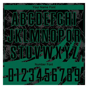 Uniforme de Baloncesto Personalizado con Sublimación, Cuello Redondo, Color Negro y Verde Kelly, con Logotipo del Equipo, Nombre y Número del Jugador - Product Image 4