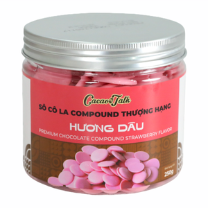 Chocolate Compuesto al por Mayor, Botones de Chocolate con Sabor a Fresa, Cacao 1KG, Ingrediente para Repostería, Galletas, HALAL, OEM/ODM, Envío Global - Product Image 1