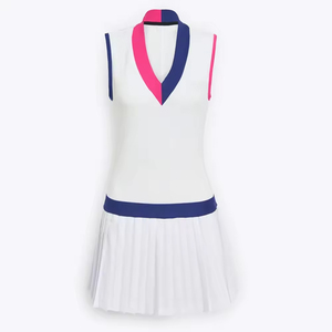 Uniforme de tennis pour femmes de haute qualité, séchage rapide, léger, couleur unie, best-seller des vêtements de sport - Product Image 1
