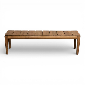 Teak Wood Garden <b>Bench</b> with Modern Style and Durable Frame Material for Restaurant Set Furniture - Product Image 3