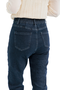 กางเกงยีนส์เอวยางยืดแบบลำลองสำหรับสตรีทแวร์ระบายอากาศได้ดีสไตล์ฮิปฮอปสำหรับฤดูร้อน - Product Image 6