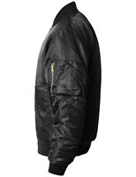 Veste de pilote de chasse en Nylon Polyester bleu noir, vente en gros