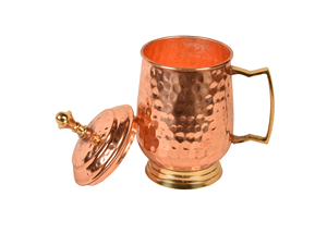 Jarra de Agua de Cobre Puro con Tapa Hermética para una Hidratación Diaria Saludable, Compre Directamente del Proveedor - Product Image 2