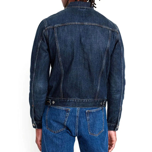 <b>Men's</b> Fashion Blue <b>Denim</b> <b>Jacket</b> Breathable Button Closure <b>Denim</b> <b>Jacket</b> Comfortable Winter Cotton Washed <b>Denim</b> <b>Jacket</b> <b>for</b> <b>Men</b> - Product Image 3