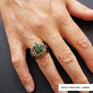 Bague Maçonnique BOJ 040 Personnalisée Unisexe, Bague Chevalière Maître Maçon du Texas, Style Hip Hop Argenté, Prix Bas - Product Image 6