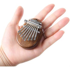 Mini Kalimba de 8 Teclas, Exquisito Piano de Pulgar, Marimba con Colgante, Buen Accesorio Musical y Regalo - Product Image 1