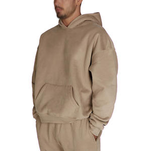 Conjunto de Sudadera con Capucha y Pantalones Deportivos de Alta Calidad con Lavado Ácido, Unisex, con Logotipo Impreso, Transpirable, Ligero, Ropa Deportiva, Ropa Informal - Product Image 3