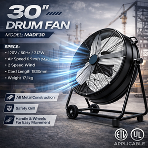 Ventilador de Pared de Flujo Axial Industrial de Alta Velocidad, Extractor Eléctrico para Fábrica OEM ODM GAPIDF000 - Product Image 6