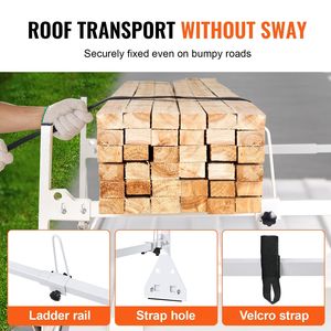 Portapacchi Regolabile da 150 cm con 2 Barre Trasversali, Capacità 270 kg, in Acciaio, per Furgoni e Rimorchi - Product Image 5