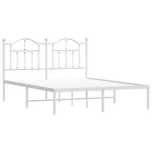 Base de Cama Doble de Acero con Recubrimiento en Polvo Blanco, Categoría de Productos de Camas Metálicas - Product Image 4