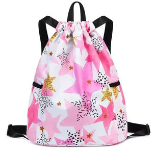 High Quality Custom Fashion Drawstring Bags New Style Waterproof Drawstring Bag with Sublimation Printing Design - Product Image 2