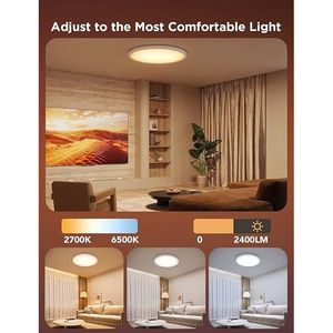 Plafoniera LED RGBIC Intelligente per Domotica, Illuminazione a Soffitto LED RGBIC - Product Image 3