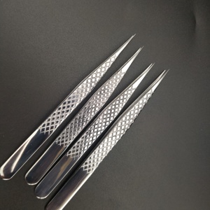 Pince à épiler professionnelle pour salon de beauté, logo personnalisé, acier inoxydable, origine Pakistan, modèle 163 - Product Image 1