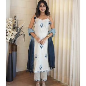 Party Wear Ensemble haut et bas confortables de taille XL avec Dupatta chic - Product Image 3