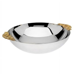 Plato Dorado para Buffet de Hotel, Vajilla para Restaurante, Plato para Banquete, Tazón Circular de Acero Inoxidable para Servir - Product Image 6