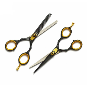 Top Quality Professional Saloon Hair Cutting Barber Thinning <b>Scissors</b> Set With Apron Thinning Shears For Salon Hair Cutting - Product Image 4