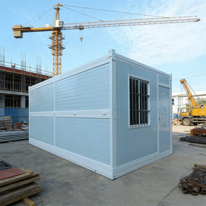 Abri <span class=keywords><strong>de</strong></span> travail pliable pour l'extérieur - Isolation thermique et protection contre le froid - Dortoir pour employés <span class=keywords><strong>de</strong></span> chantier - Résistant au vent et à la pluie - Product Image 1