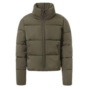 Veste d'hiver décontractée pour homme, noire, à capuche, rembourrée en duvet, coupe-vent, coupe régulière, fermeture éclair, couleur unie, en nylon - Product Image 4