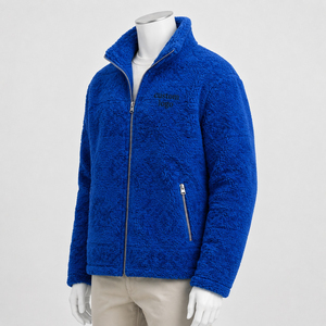 <b>Men's</b> <b>Sherpa</b> <b>Jacket</b> High Quality Soft Fleece Winter Outerwear Comfortable Casual <b>Jacket</b> with Personalized Branding Factory - Product Image 5