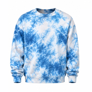 Sudadera Tie Dye Teñida por Inmersión, Ajuste Regular, Forro Polar Cepillado, Cuello Redondo, Exportador de Ropa Personalizada, Moda, Ropa Cómoda, Casual - Product Image 1