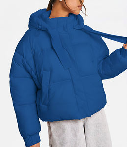 Chaqueta Acolchada Ligera de Invierno para Mujer, de Alta Calidad, con Diseño Personalizado, con Capucha, Larga y Cálida - Product Image 5