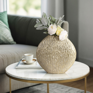 Decorative Aluminium Flower <b>Vase</b> for Modern Residential Interiors Commercial Decoration Projects and Floral Presentation Display - Product Image 4