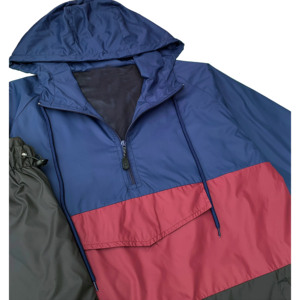 Conjunto Deportivo Unisex con Bloques de Color, Sudadera con Capucha y Cordón Ajustable, Manga Larga, Impermeable, Ligero, de Poliéster, para Otoño, para Adultos - Product Image 6