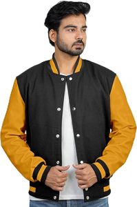 Vintage Mens Varsity <b>Letterman</b> <b>Jacket</b> Custom Mens Varsity Team <b>Jacket</b> - Product Image 5