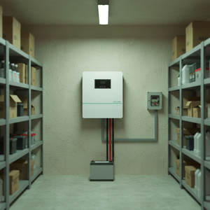 Inversor Híbrido Solar de 11000W 48V con Doble MPPT, Monofásico, Fuera de Red, Carcasa IP54, OEM ODM, Inversor Solar Híbrido de 11KW - Product Image 1