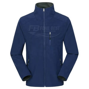 Chaquetas de Invierno Personalizadas OEM, Diseño Delgado e Informal, Cuello Alto, Forro Polar, Exterior de Lana/Viscosa, Patrón de Letras para Hombre - Product Image 2