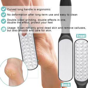 Râpe et lime à callosités durable pour usage domestique, qualité A+, double action, en acier inoxydable, pour éliminer les callosités des pieds - Product Image 5