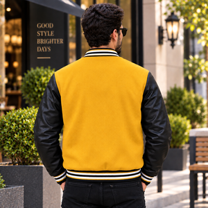 Custom Letterman <b>Jacket</b>, Personalized Varsity <b>Baseball</b> <b>Bomber</b> <b>Jacket</b>, Men <b>bomber</b> <b>jacket</b> - Product Image 4