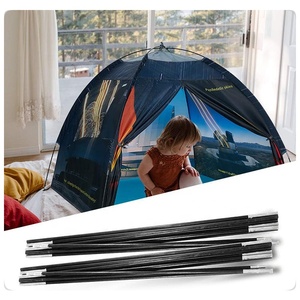 Lightweight Folding FRP Fiberglass <b>Rod</b> Camping Tent Pole - Product Image 4