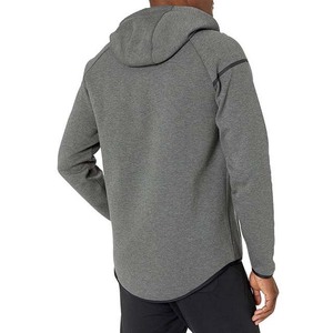 Sweat-shirts à capuche surdimensionnés pour hommes, fabriqués sur mesure, en coton 100% écologique, doublés de polaire, avec logo brodé, coupe classique - Product Image 2