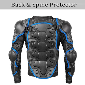 Professional Breathable Plus Size Motorcycle <b>Racing</b> <b>Jacket</b> Leather Biker Gear with Protective Padding for Road and Track - Product Image 3