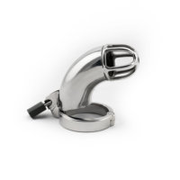 Candado de Castidad Masculino de Acero Inoxidable con Diseño 100% Impermeable Sin Efectos Secundarios para Uso BDSM