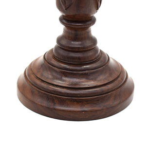 Portavelas, Faroles y Frascos Decorativos Rústicos de Madera de la India para Centros de Mesa y Pilares Navideños - Product Image 5