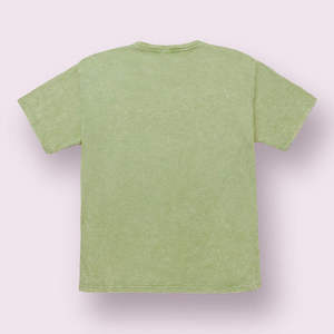 <b>Men</b>’s Green Acid Wash T <b>Shirt</b> Vintage Cotton Crew Neck Short Sleeve Blank Tee Cotton Short Sleeve Casual Streetwear Top - Product Image 2