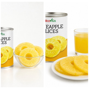 Delicious Top Notch Quality <b>Big</b> Sale Hot Sale Canned Pineapple in Pineapple Juice Customized Packaging - Product Image 2