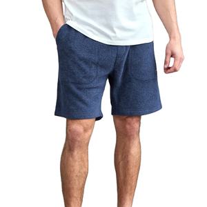 Pantalones Cortos Deportivos Personalizados con Logotipo, 100% Algodón, Resistentes al Viento, de Algodón Orgánico para Hombre, con Cordón Ajustable, de Felpa, para Verano - Product Image 3