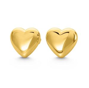 Boucles d'oreilles pendantes en forme de cœur en argent sterling 925 plaqué or 14 carats, bijoux délicats et romantiques, cadeau pour femmes - Product Image 2