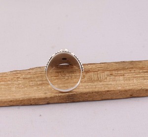 Bague de mariage en Tanzanite naturelle, artisanale, en argent sterling 925, style classique vintage, avec granulation antique, pour femme, idéale pour les fêtes - Product Image 6