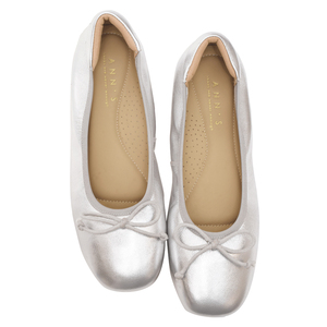 Ann'S Women Synthetic Upper Loafers Ballet Flats Bow Detail 1.5cm <b>Heel</b> Padded <b>Heel</b> Lining All Seasons - Product Image 3