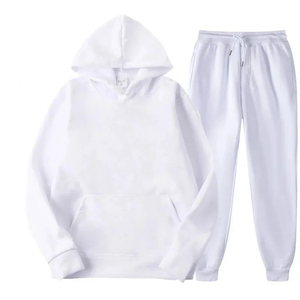 Nuevo Conjunto Deportivo Personalizado para Mujer, Sudadera Corta con Capucha, para Invierno, de Algodón Suave, para Correr - Product Image 2