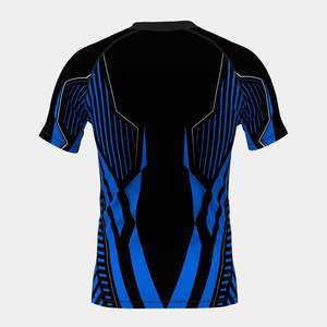 Rashguard à manches courtes personnalisé pour hommes et femmes |   Chemise de sport à compression avec protection UV - Product Image 3