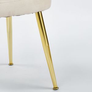 Set da Pranzo Mid-Century 1+4,5 Pezzi con Tavolo con Gambe in Metallo per 4-6 Persone, Piano in Vetro, Tavolo da Pranzo con Base a Piedistallo per Sala da Pranzo - Product Image 5